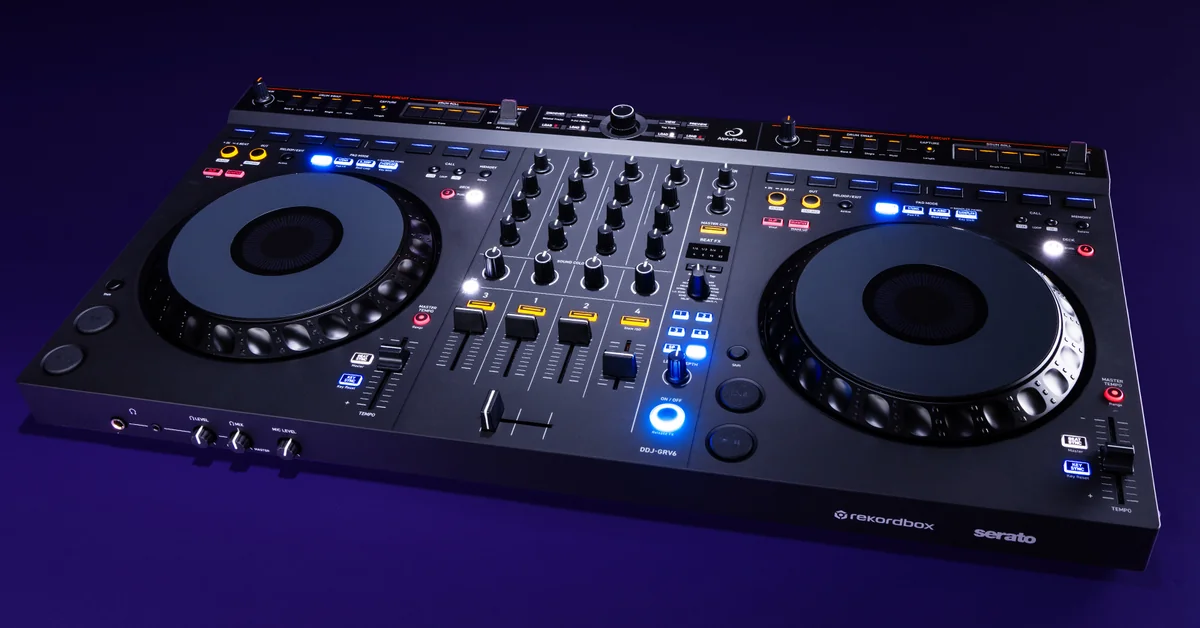 Bàn DJ AlphaTheta DDJ-GRV6 chính hãng