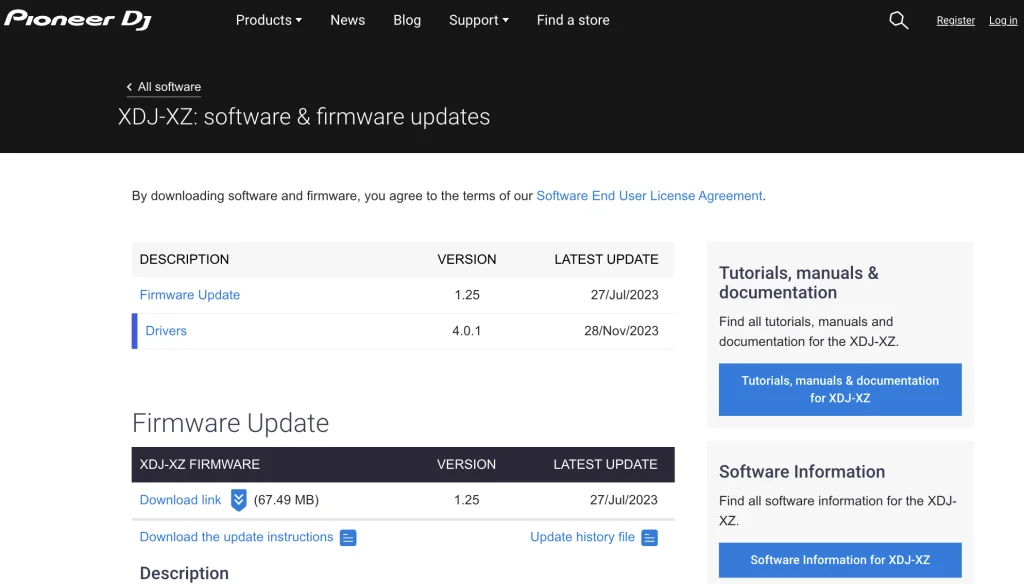 Bàn DJ Pioneer XDJ-XZ chính hãng