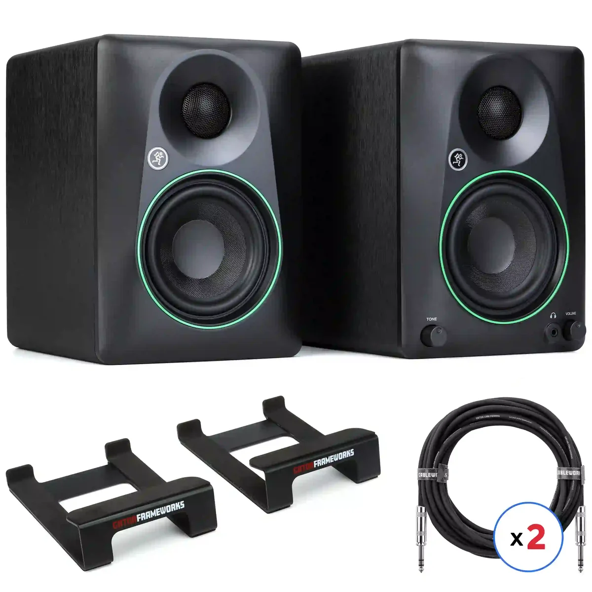 Loa kiểm âm Mackie CR4.5 trong phòng thu