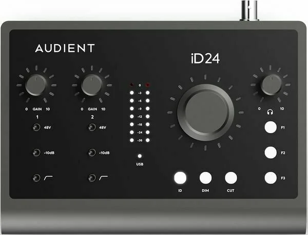 Soundcard Audient iD24 trong phòng thu
