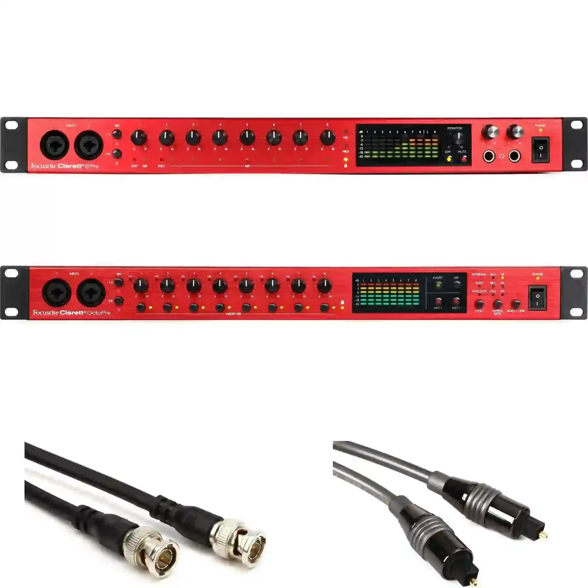 Soundcard Focusrite Clarett+ 8Pre USB chính hãng