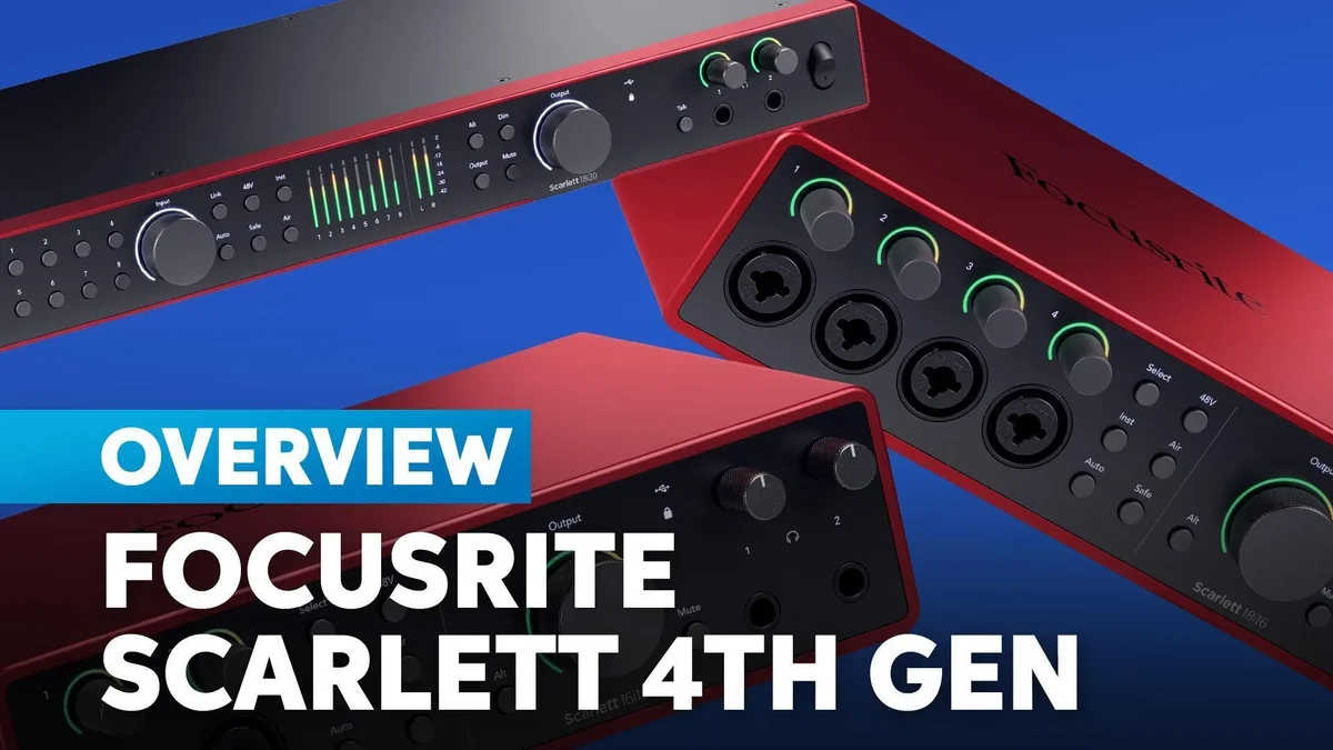 Soundcard Focusrite Scarlett 18i20 Gen 4 chính hãng
