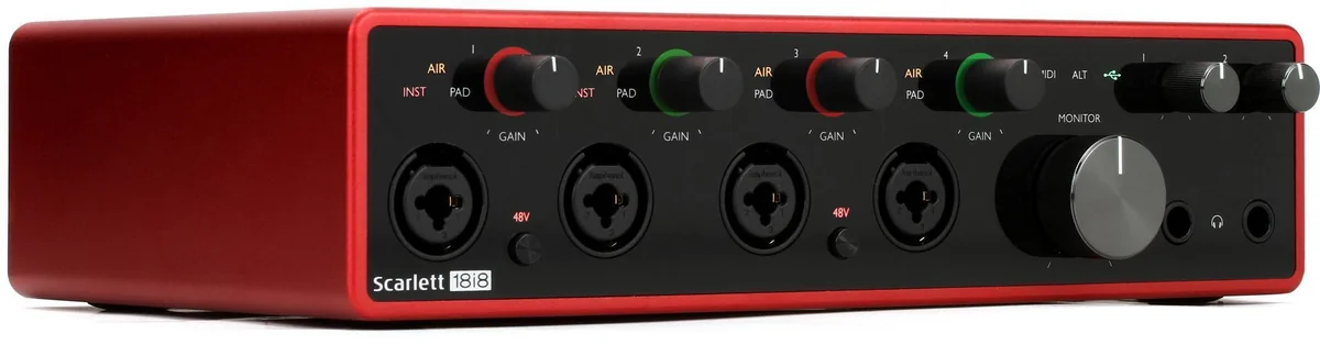 Soundcard Focusrite Scarlett 18i8 3rd Gen chính hãng