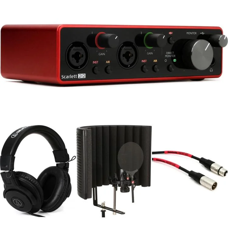 Soundcard Focusrite Scarlett 2i2 Gen 3 chính hãng