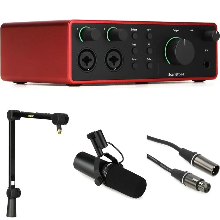 Soundcard Focusrite Scarlett 4i4 3rd Gen chính hãng