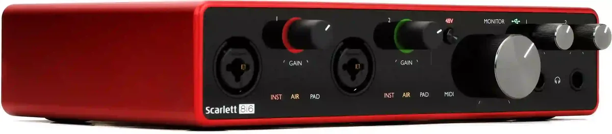 Soundcard Focusrite Scarlett 8i6 4th Gen chính hãng