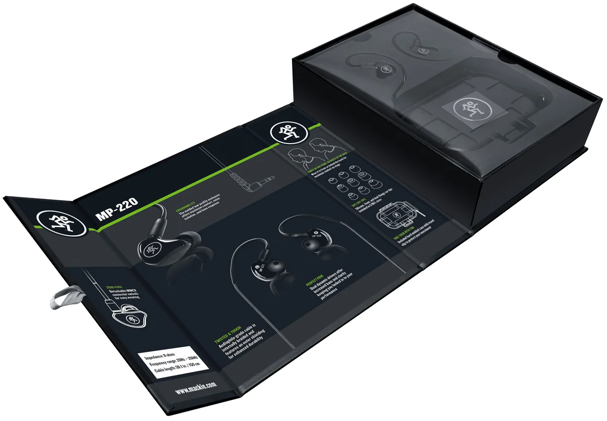 Tai nghe Mackie MP-220 trong phòng thu