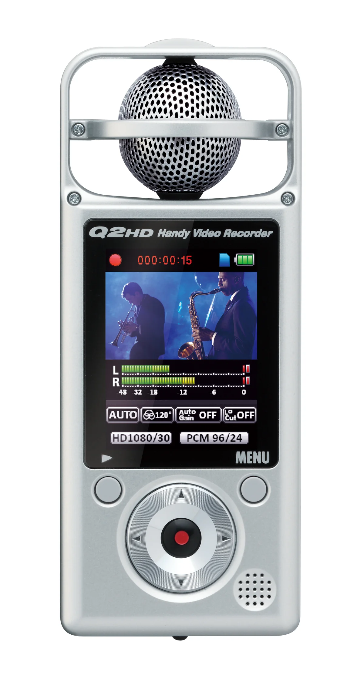 Zoom MÁY GHI ÂM CẦM TAY Zoom Q2hd trong phòng thu