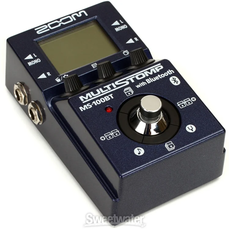 Zoom Pedal Guitar Bluetooth Zoom MS 100bt chính hãng