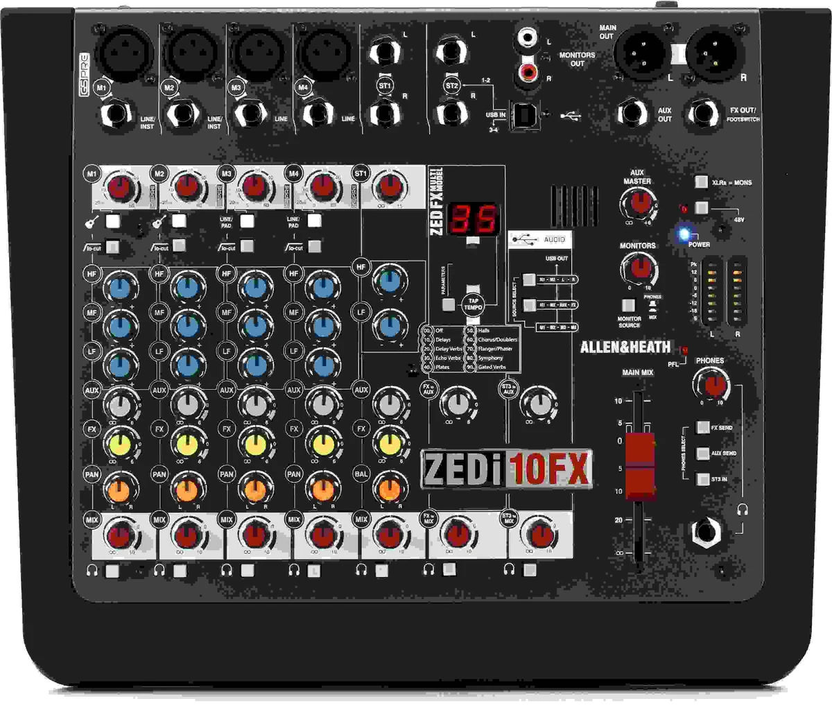 Allen & Heath MIXER ANALOG ALLEN & HEATH ZEDi10FX chính hãng