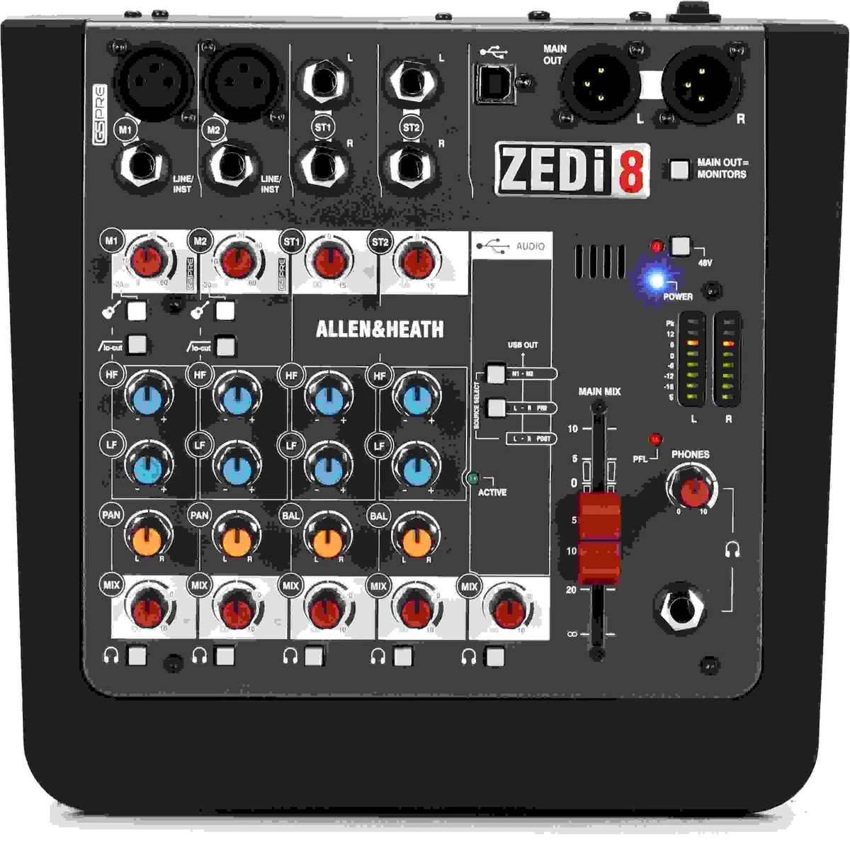 Allen & Heath MIXER ANALOG ALLEN & HEATH ZEDi8 chính hãng