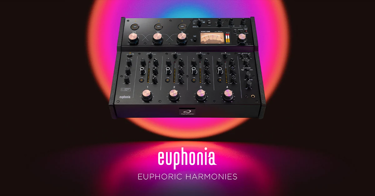 Bàn DJ AlphaTheta Mixer Euphonia chính hãng