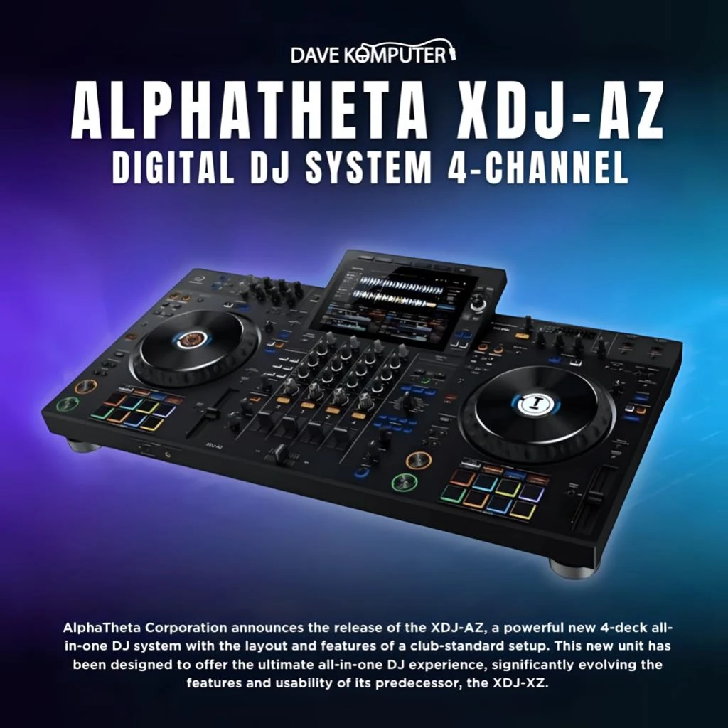Bàn DJ AlphaTheta XDJ-AZ - hình 3