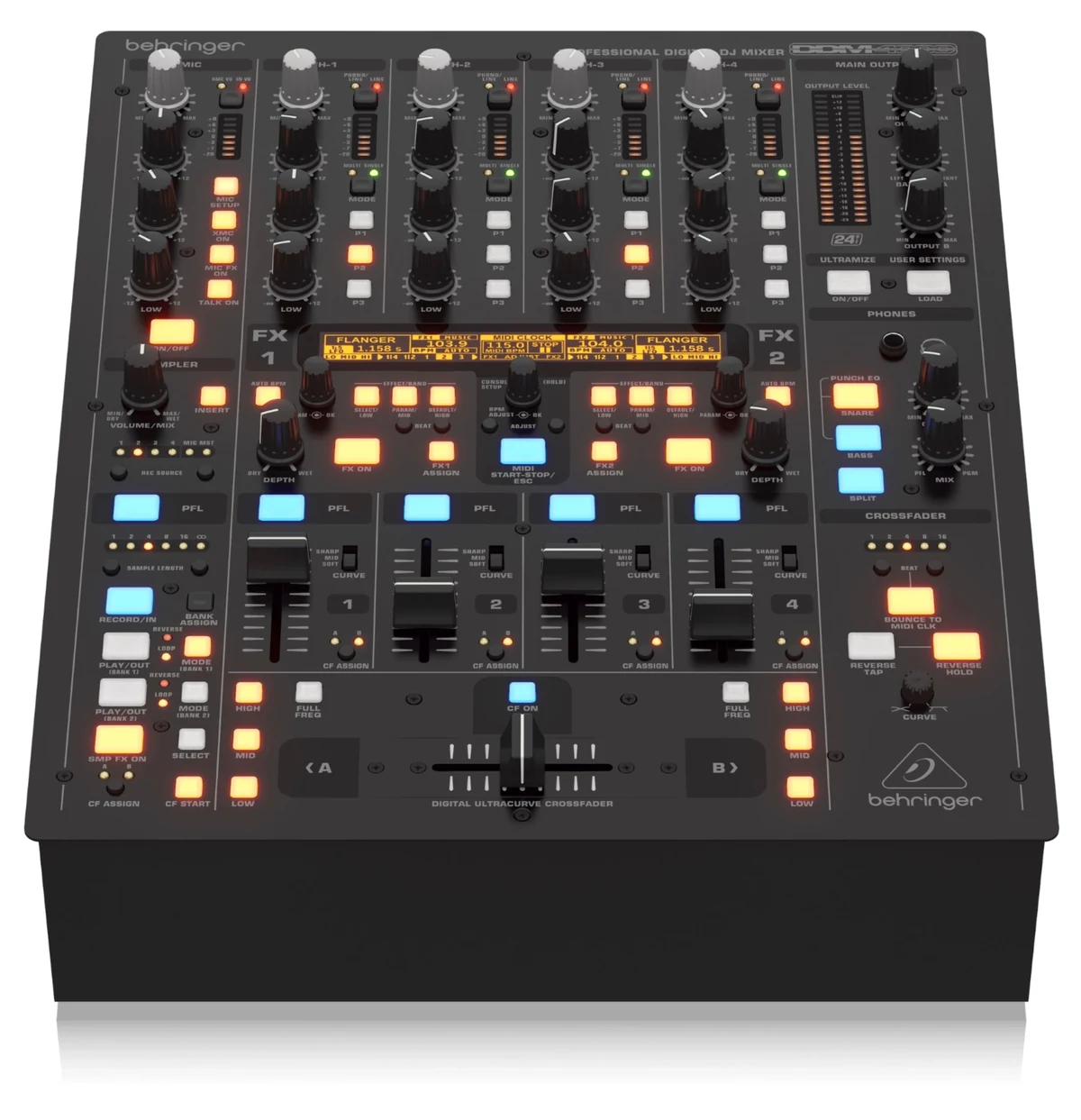 Bàn DJ Behringer Mixer DJ Behringer DDM4000 - hình 3