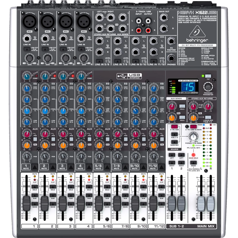 Behringer Mixer Analog Behringer Xenyx 1622fx - hình 2