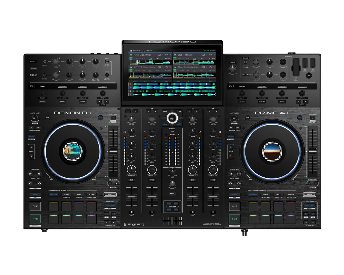Denon DJ Prime 4+ Đen - hình 2