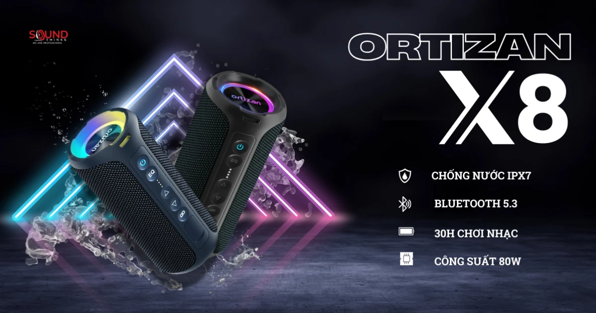 Loa Bluetooth Ortizan X8 - hình 2