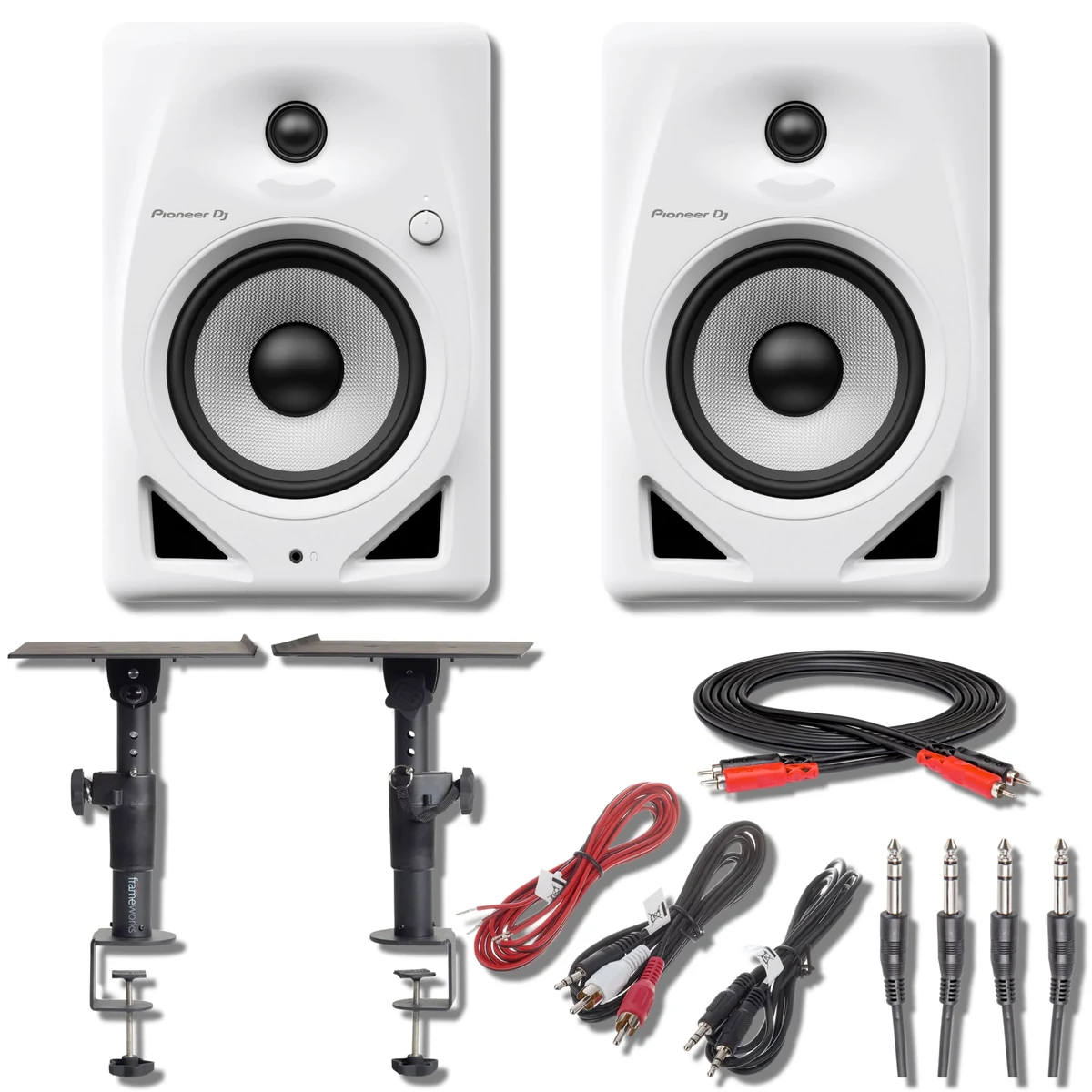 Loa kiểm âm Pioneer DJ DM-50D White - hình 3