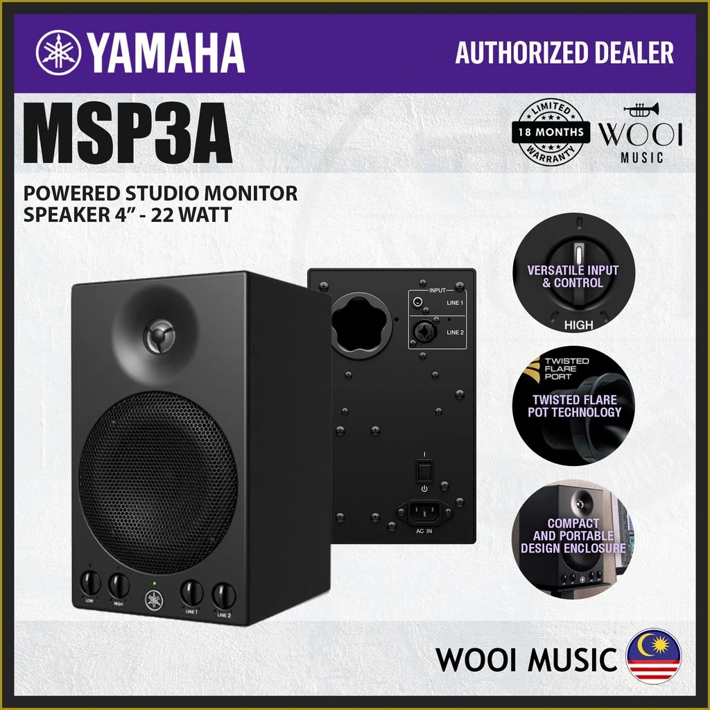 Loa kiểm âm Yamaha MSP3A - hình 4