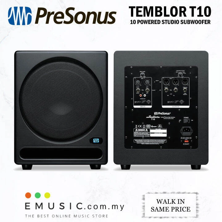 Loa Sub PreSonus Temblor T10 chính hãng
