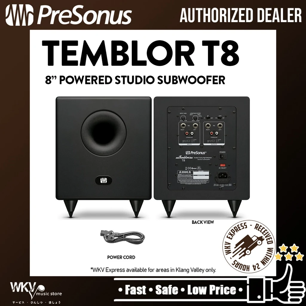 Loa Sub PreSonus Temblor T8 - hình 2