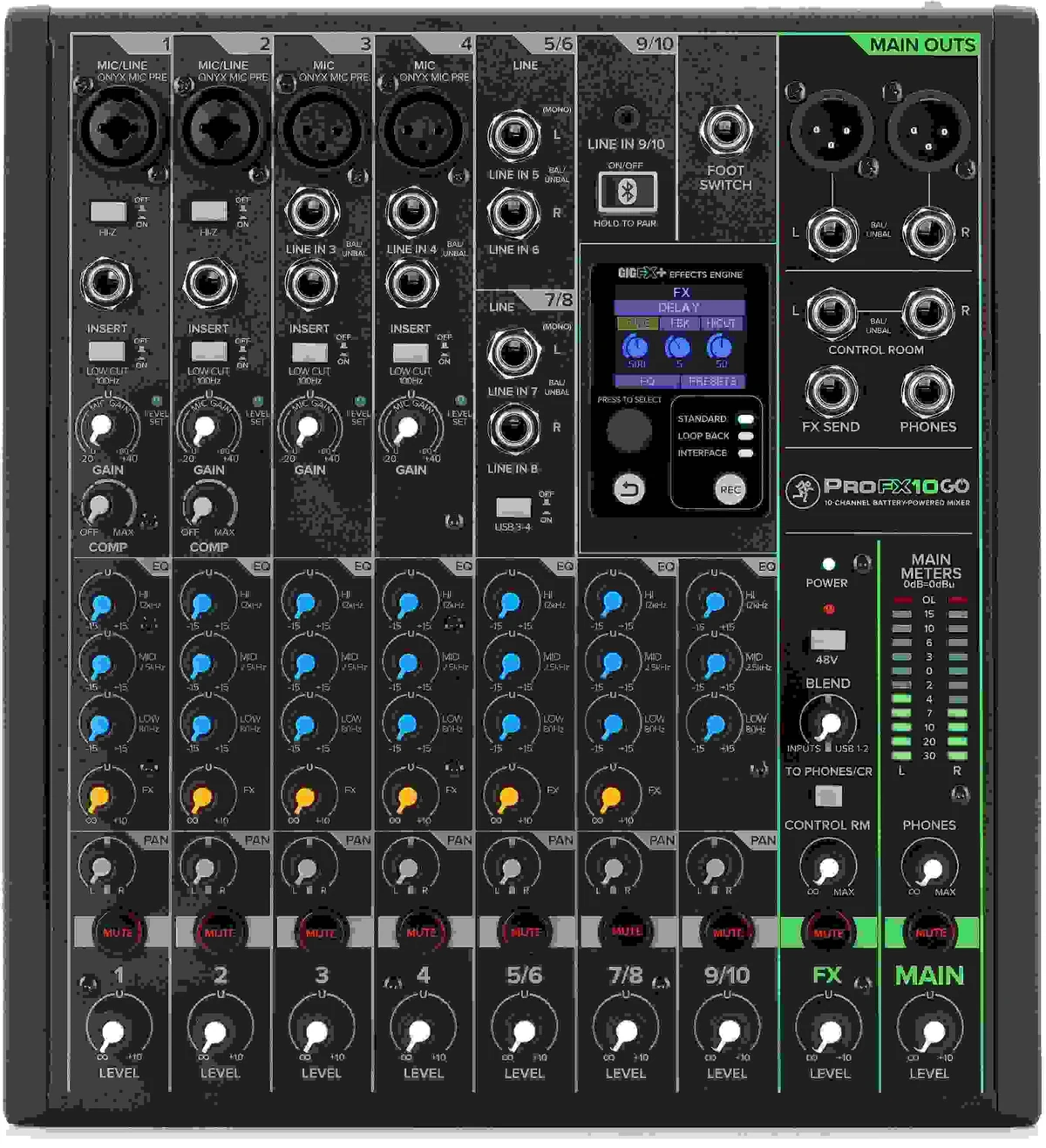 Mackie ProFX10 GO chính hãng