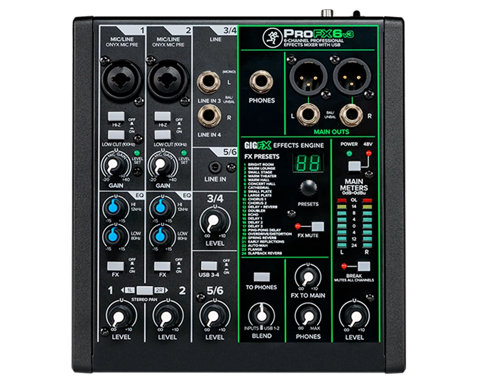 Mackie ProFX6v3 chính hãng