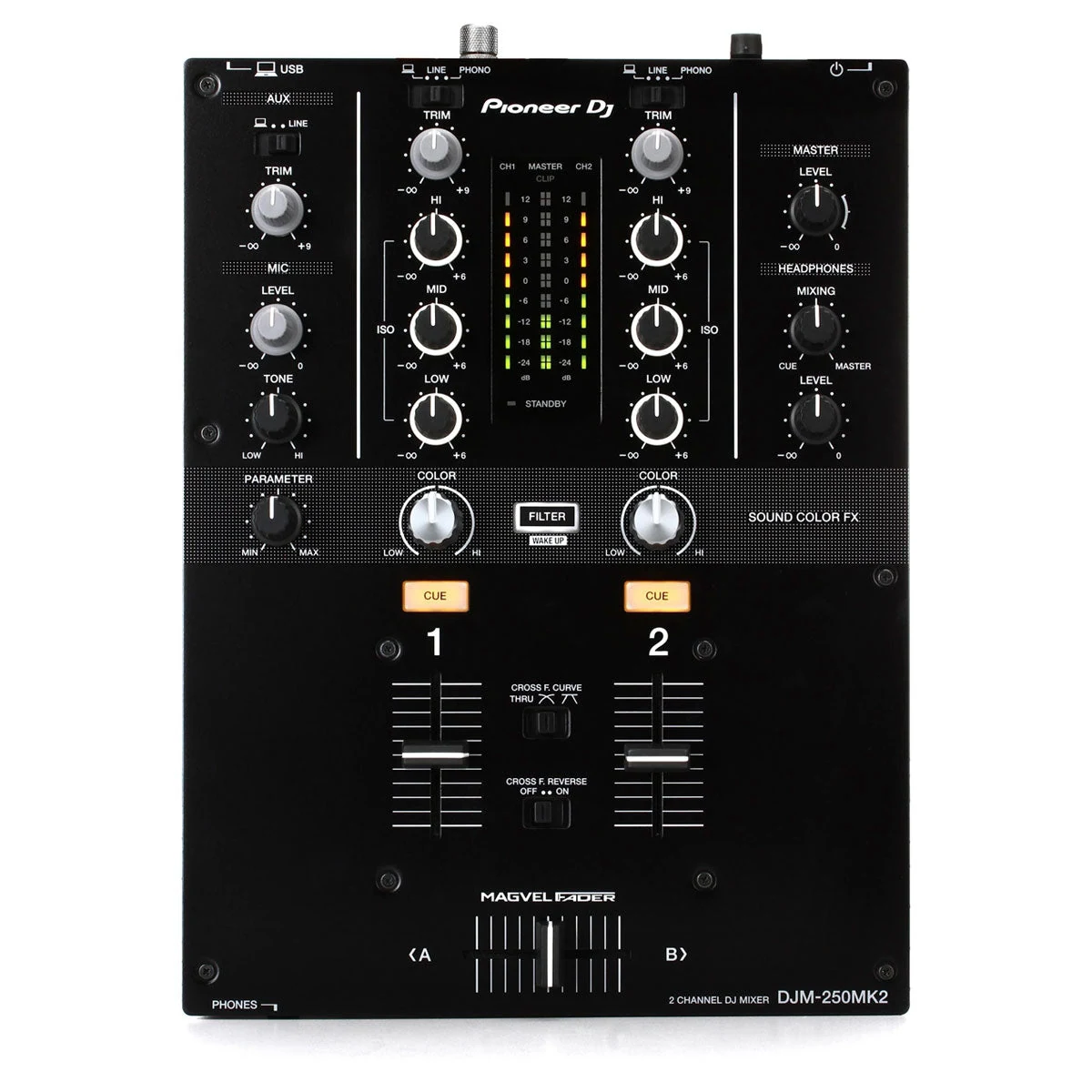 Mixer DJ Pioneer DJM-250MK2 - hình 4
