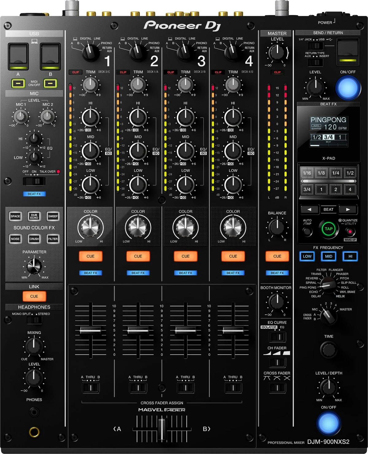 Mixer DJ Pioneer DJM-900NXS2 chính hãng