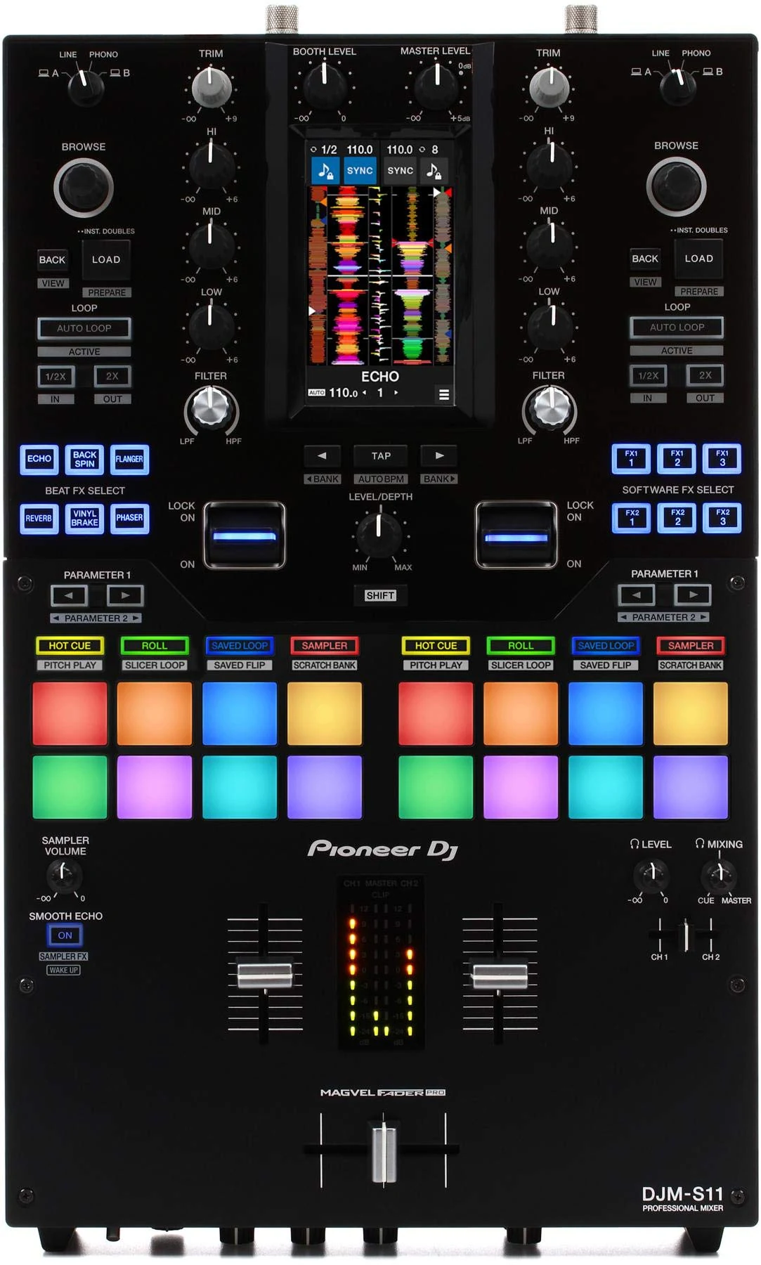 Mixer DJ Pioneer DJM-S11 - hình 2