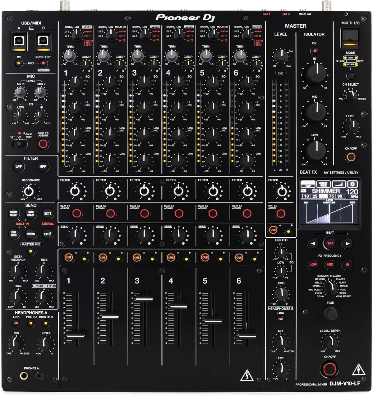 Mixer DJ Pioneer DJM-V10 chính hãng